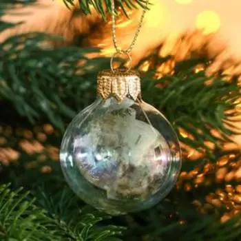 Ёлочный шар d- 4 см "Перламутровый"