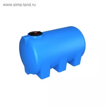 Ёмкость цилиндрическая, серия H, 3 000 л, синяя