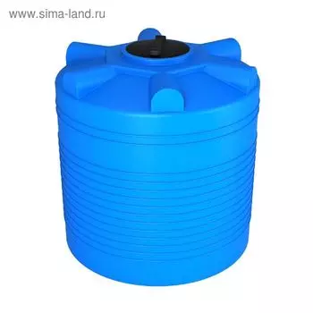 Ёмкость цилиндрическая, серия ЭВЛ, 1 000 л, синяя
