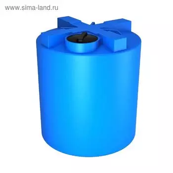 Ёмкость цилиндрическая, серия T, 10 000 л, синяя