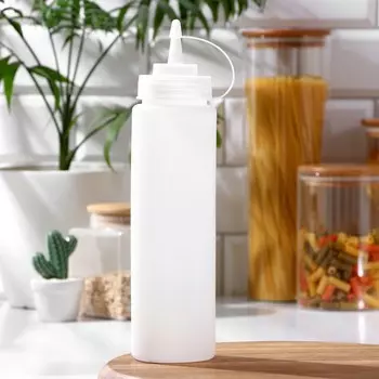 Бутылка для соусов, 700 мл, 26.56.5 см белое
