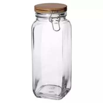 Ёмкость для сыпучих продуктов с крышкой 2,0 л Dáša бамбук