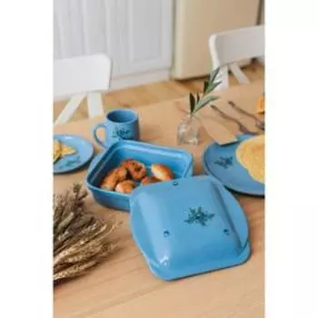 Ёмкость для запекания "Можжевельник" с крышкой, 1,2л