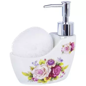 Ёмкость для жидкого мыла с подставкой под губку Guterwahl Party Time