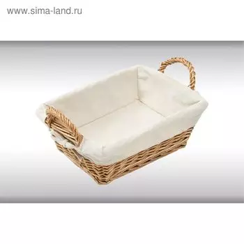 Ёмкость Kesper, с ручками, плетёная, дерево