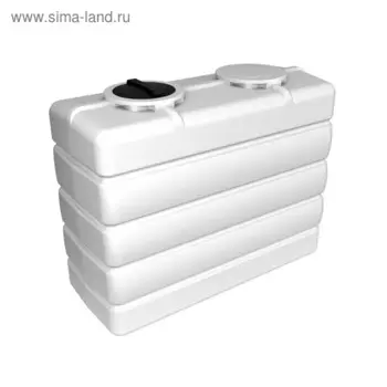 Ёмкость прямоугольная, серия K, 3 000 л, белая