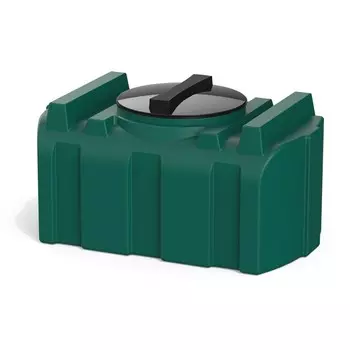 Ёмкость прямоугольная, серия R, 100 л, цвет зелёный
