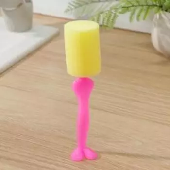 Ёрш для посуды поролоновый «Силуэт», 184 см, цвет МИКС