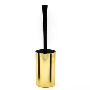 Ёрш для унитаза, 36.5х8.7х8.7 см, золотой