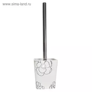 Ёрш для унитаза Diamond, цвет белый