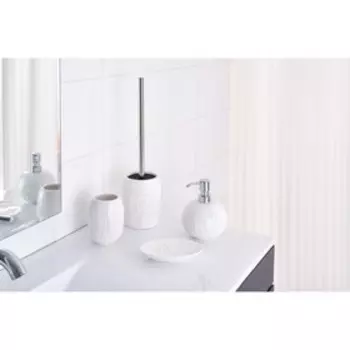 Ёрш для унитаза Flower, цвет белый