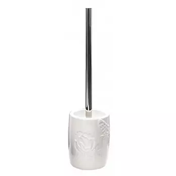 Ёрш для унитаза Flower, цвет белый