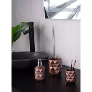 Ёрш для унитаза Joyce, цвет коричневый металлик