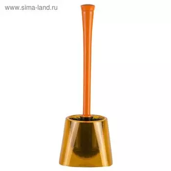 Ёрш для унитаза Marieta, цвет прозрачно-оранжевый