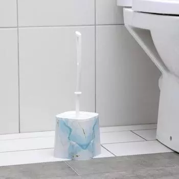 Ёршик для унитаза «Акварель», 11,511,535,5 см, с подставкой