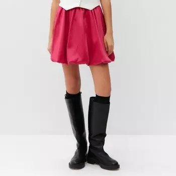 Юбка баллон мини женская MIST, размер L, розовая