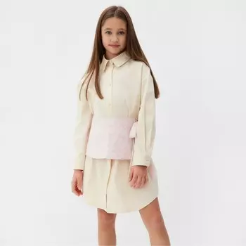 Юбка(баска) для девочки MINAKU: PartyDress, цвет розовый, рост 152 см