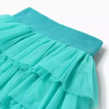Юбка детская KAFTAN, размер 30 (98-104 см), бирюзовый