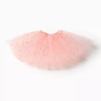 Юбка детская KAFTAN «Сияние», пудровая, длина 30 см