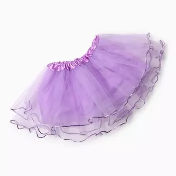 Юбка сетка детская KAFTAN, сиреневый, размер 28