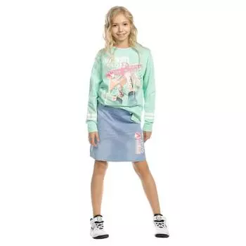 Юбка для девочек, рост 116 см, цвет джинс