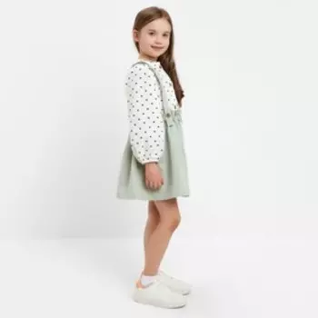 Юбка для девочки MINAKU цвет светло-зелёный, рост 116 см