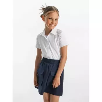 Юбка для девочки, рост 146 см, цвет синий