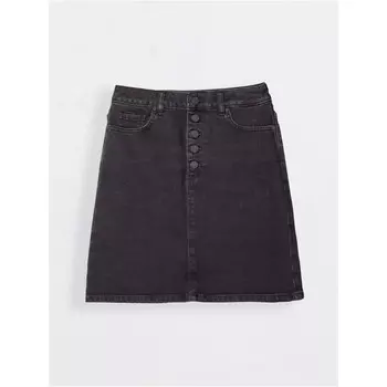 Юбка джинсовая женская, размер S, цвет washed black