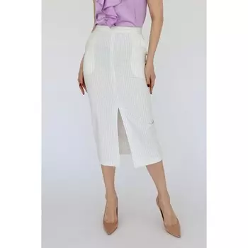 Юбка-карандаш с разрезом, размер 44