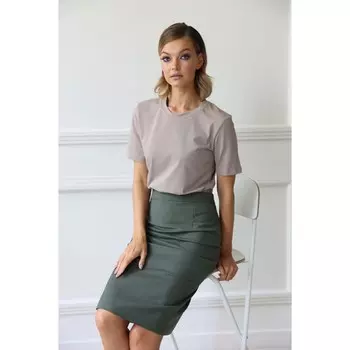 Юбка-карандаш женская, размер 48