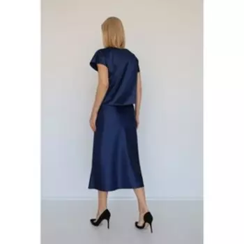 Юбка миди женская, размер 52