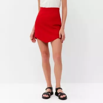 Юбка мини женская MINAKU: Casual Collection, красная, размер 48
