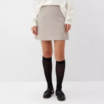 Юбка мини женская MIST: Classic Collection, размер L, бежевая