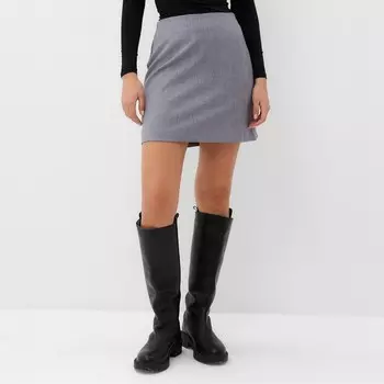 Юбка мини женская MIST: Classic Collection, размер M, серая