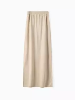 Юбка миди женская MIST, размер 46, бежевая