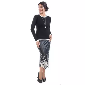 Юбка женская, размер 42, цвет чёрный