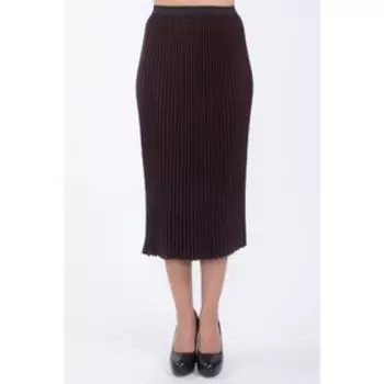 Юбка женская, размер 42, цвет коричневый