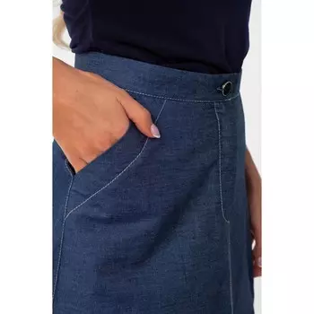 Юбка женская, размер 42, цвет синий