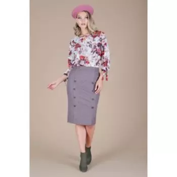 Юбка женская, размер 44, цвет бежевый