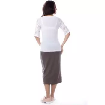 Юбка женская, размер 44, цвет коричневый