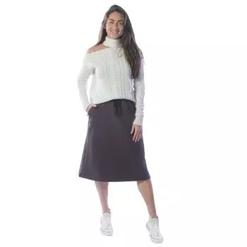 Юбка женская, размер 50, цвет коричневый