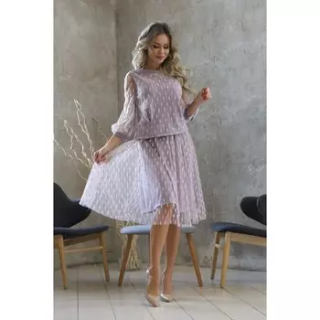 Юбка женская, размер 50, цвет розовый