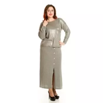 Юбка женская, размер 50, цвет серый