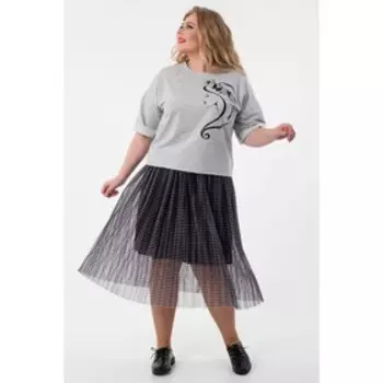 Юбка женская, размер 54, цвет чёрный