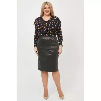 Юбка женская, размер 56, цвет чёрный