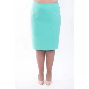 Юбка женская, размер 60, цвет зелёный