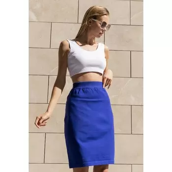 Юбка женская, размер L, цвет синий