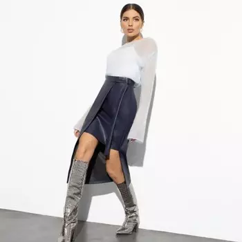 Юбка женская «Реакция на чувства», размер 52