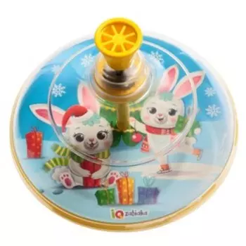 Юла прозрачная «Зайчики»