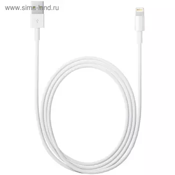 Кабель Apple (MD819ZM/A), Lightning - USB A, 2 м, белый